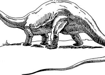 Dinosaurier Brontosaurus