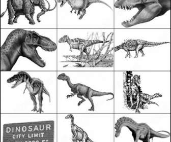 Dinosaurier-Pinsel