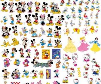 Collection Disney Dessin Animé Clip Art