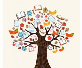 다양성 지식 책 나무