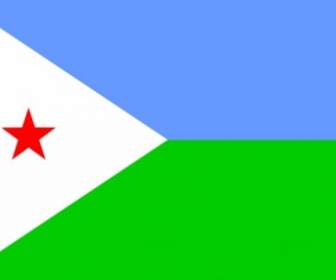 Dschibuti-Flagge-ClipArt-Grafik
