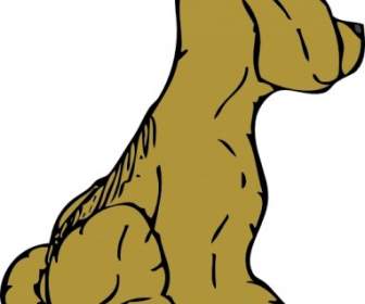 Dog From Other Side Clip Art