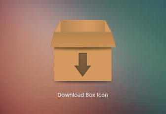 Download Box Icon