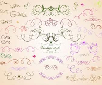 Draft Line Lace Pattern Vector