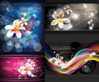 Dream Flowers And Beautiful Vector Background
