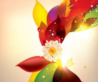 Dream Of Flowers Vector Background