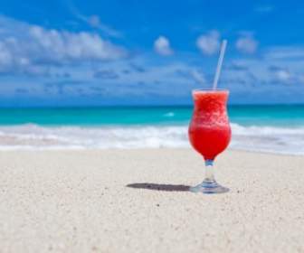 Drink On Beach