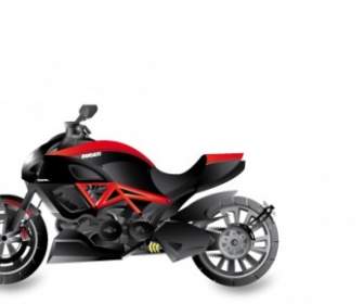 Vector De Motocicleta Ducati Diavel