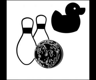 Duckpin Bowling-Symbol