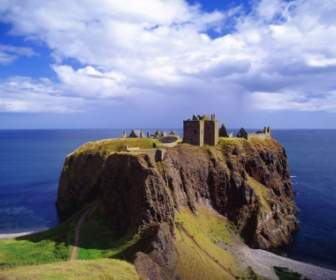 Dunnottar Castle Wallpaper Scotland World