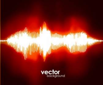 динамический аудио волны вектор