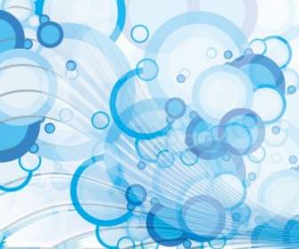 Dynamic Bubble Background Vector