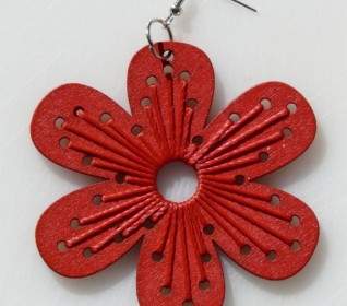 Earrings Jewellery Red