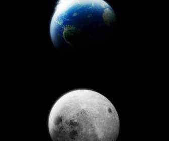 地球和階層式 Moonpsd
