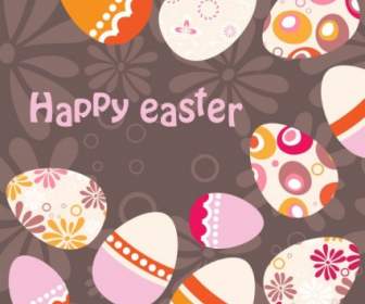 Easter Egg Background Illustrator Vector