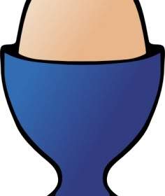 雞蛋蛋杯剪貼畫