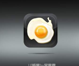 Egg Icon Psd Layered