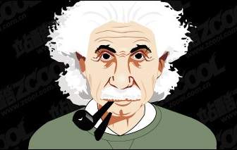 アインシュタインのベクター素材