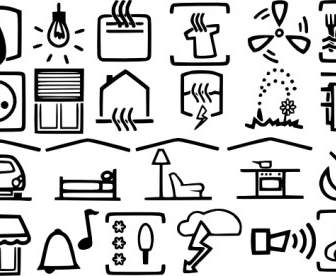 Electric Symbols Clip Art