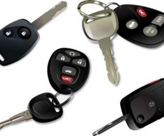 Electronic Car Keys Vector