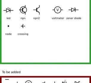 ClipArt Simboli Di Circuito Elettronico