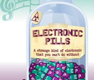 Bottiglia Di Pillole Elettroniche