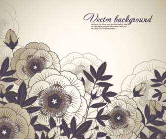 Elegant Floral Background Vector