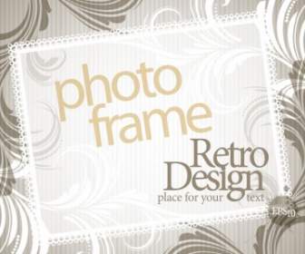 Elegant Text Design Decorative Frame Pattern Shading Vector