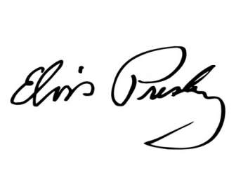 Элвис Пресли подпись