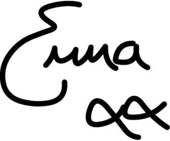 Signature D'emma Bunton