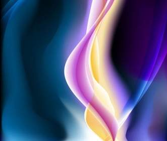 Energetic And Colorful Flow Lines Background Vector