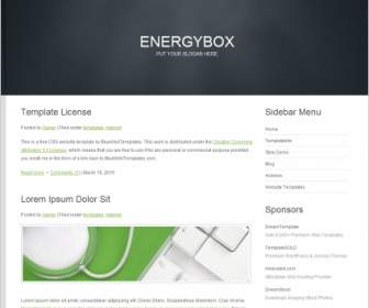 エネルギー ボックス テンプレート