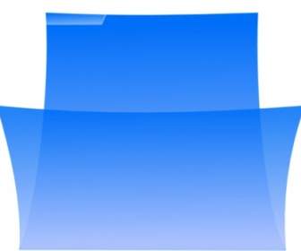 Enrico Carpeta Oxygenlike Imagen Azul Clip Art