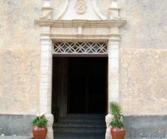 Entrance To The Church