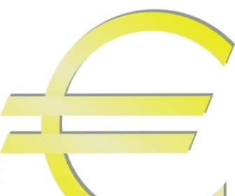 ユーロ金融シンボルのクリップアート