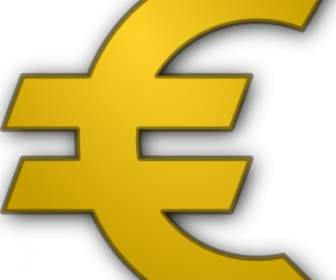 Símbolo Del Euro Clip Art