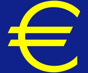 Arte De Grampo De Símbolo Do Euro