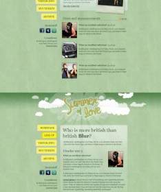 Europe And The United States Web Design Templates Psd