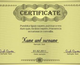 European Certificate Vector