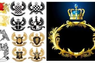Europäischen Königlichen Muster Vektor