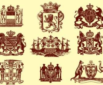 Europejskich Royal Wektorowych