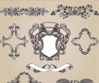 Europeanstyle Lace Pattern Vector