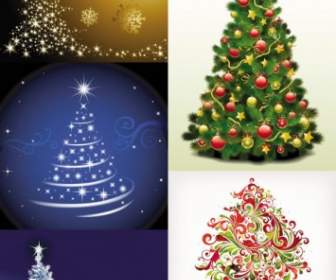 مجموعة رائعة من شجرة عيد الميلاد ناقلات