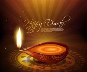 Vector De Fondo Exquisito Diwali