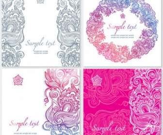 Exquisite Pattern Card Vector