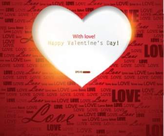 Vektor-exquisite Valentine39s Tag-Grußkarten
