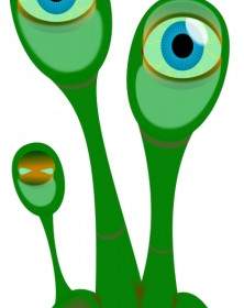 Extraterrestrische Auge Pflanze