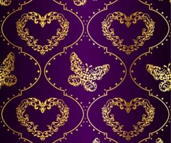 Fabric Pattern Vector Ornate Background