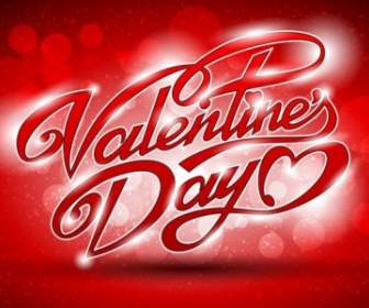 Vettore Di Fantasia Valentine39s Giorno Greeting Card