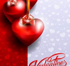 Phantasie Valentine39s Tag Grußkarte Vektor